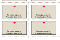 Free Printable Love Coupons with regard to Blank Coupon Template Printable