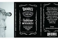 Jack Daniels Etikett Vorlage for Blank Jack Daniels Label Template