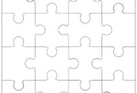 Large Blank Puzzle Pieces Template With 3 Piece Jigsaw within Blank Jigsaw Piece Template