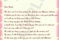 Letter From Santa Template Cyberuseofficial Letters throughout Blank Letter From Santa Template