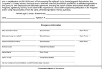 Minnesota Emergency Information Consent Form Download Free inside Blank Legal Document Template