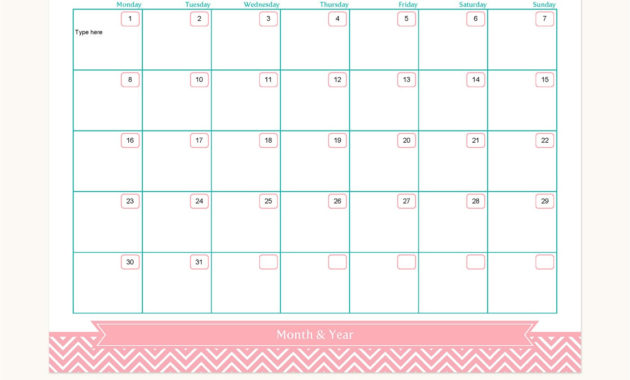 Month At A Glance Calendar Template | Williamson-Ga in Month At A Glance Blank Calendar Template