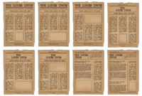 Old Newspaper Template Vector Set 119893 Vector Art At throughout Blank Old Newspaper Template