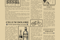 Old Newspaper Template Word With Regard To Old Newspaper throughout Old Blank Newspaper Template