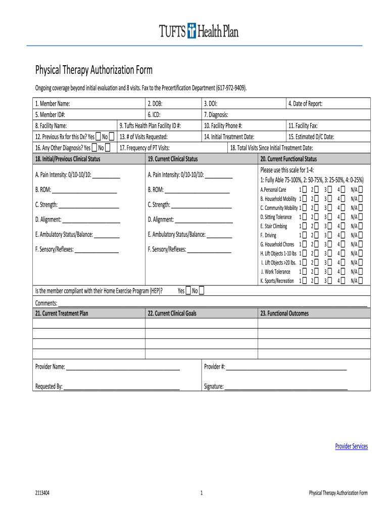 Physical Therapy Evaluation Template Pdf - Fill Online intended for Blank Evaluation Form Template