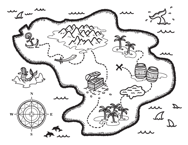 Pin On Coloring Pages within Blank Pirate Map Template