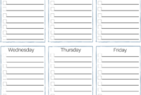 Pin On Lists/Planning inside Blank Cleaning Schedule Template