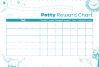 Potty Reward Charts Template | Activity Shelter Inside within Blank Reward Chart Template