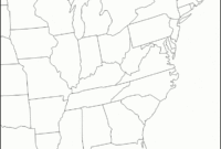 Printable Outline Map Of Eastern United States | Printable for United States Map Template Blank