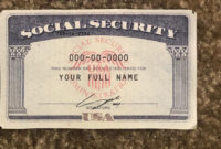 Social Security Card Template 22 - Ssn Download pertaining to Blank Social Security Card Template Download