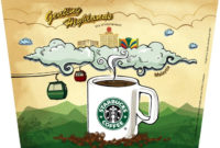 Starbucks Create Your Own Tumbler 16 Oz Template in Starbucks Create Your Own Tumbler Blank Template