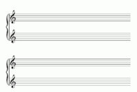 The Amusing Blank Sheet Music Template For Word Yeni intended for Blank Four Square Writing Template