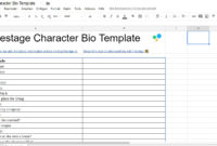 The Ultimate Character Bio Template 2018 | 70+ Questions throughout Free Bio Template Fill In Blank