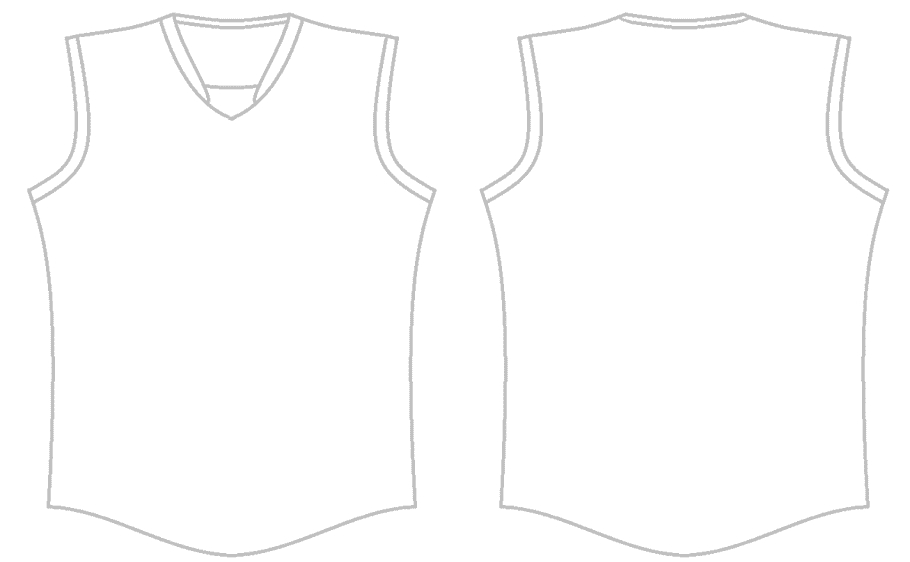V-Neck Sleeveless Shirt Sketch Illustration, T-Shirt intended for Blank Basketball Uniform Template