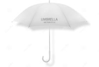 Vector 3D Realistic Render White Blank Umbrella Icon with regard to Blank Umbrella Template
