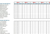 Weekly Workout Schedule intended for Blank Workout Schedule Template