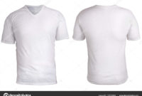 White V-Neck Shirt Mockup Template — Stock Photo © Airdone for Blank V Neck T Shirt Template